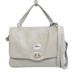 Zanellato POSTINA S DAILY Women's Leather Handbag,Shoulder Bag Gray