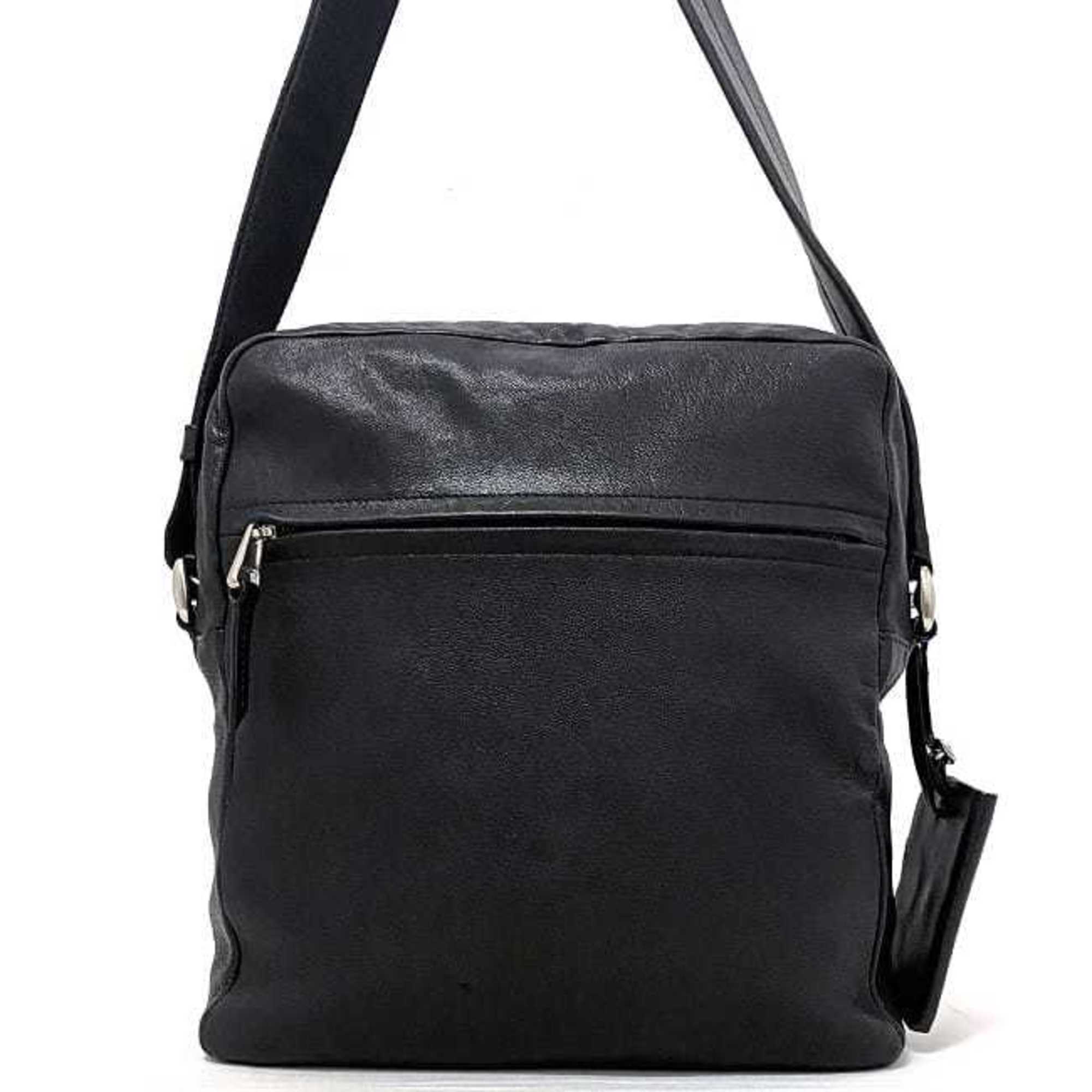 Bally shoulder bag black leather BALLY men's