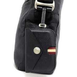 Bally shoulder bag black leather BALLY men's