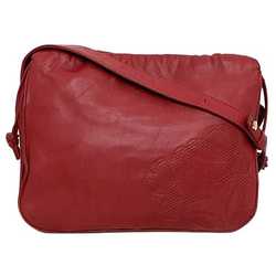 Loewe Shoulder Bag Red Anagram Nappa Leather LOEWE Women's