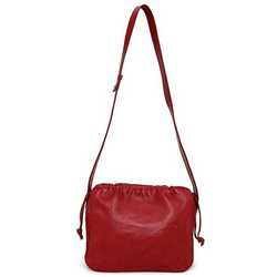 Loewe Shoulder Bag Red Anagram Nappa Leather LOEWE Women's