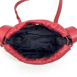 Loewe Shoulder Bag Red Anagram Nappa Leather LOEWE Women's