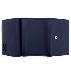 Valentino Garavani Trifold Wallet Navy Blue TY0P0P93ZQU Leather VALENTINO GARAVANI