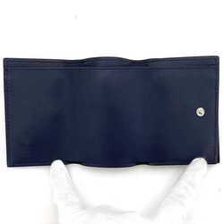 Valentino Garavani Trifold Wallet Navy Blue TY0P0P93ZQU Leather VALENTINO GARAVANI