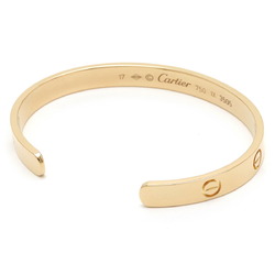 Cartier LOVE Love Breath Bracelet Open Bangle K18YG 750YG Yellow Gold #17 B6032417