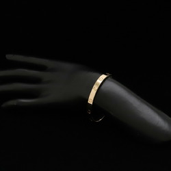 Cartier LOVE Love Breath Bracelet Open Bangle K18YG 750YG Yellow Gold #17 B6032417