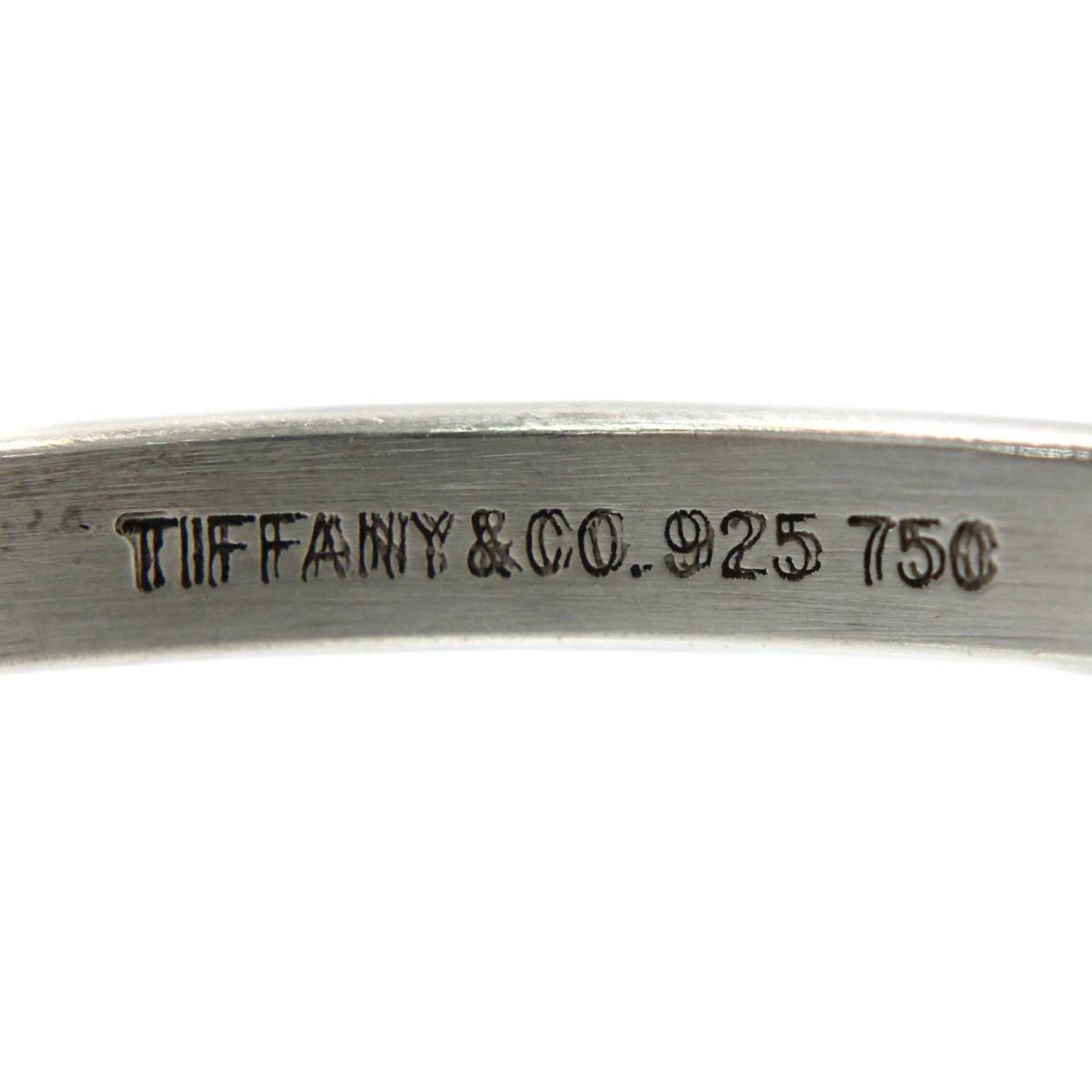 Tiffany&Co. Tiffany Hook & Eye Bangle 750 SV925 Silver Gold