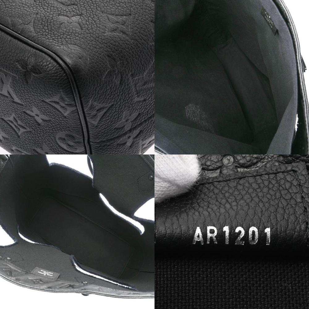 LOUIS VUITTON Louis Vuitton Withholes MM Rei Kawakubo Collaboration Black  M58661 Women's Monogram Implant Tote Bag