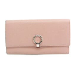 Bvlgari Bvlgari Bvlgari 35198 Women's Leather Long Wallet (bi-fold) Dusty Pink