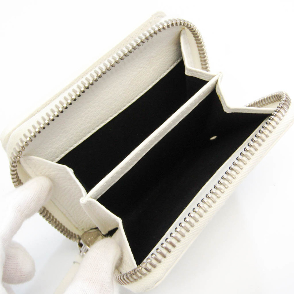 barndom gennemførlig F.Kr. Balenciaga Paper Continental Zip Around 371662 Women's Leather Wallet  (bi-fold) White | eLADY Globazone
