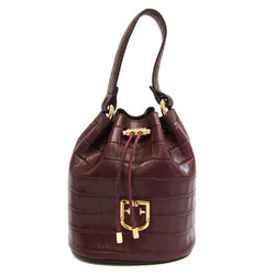 Furla Corona Mini Women's Leather Handbag,Shoulder Bag Bordeaux
