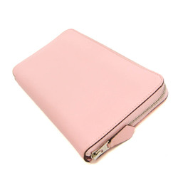 Hermes Azap Long Veau Swift Women's Swift Leather Long Wallet (bi-fold) Pink,Rose Sakura
