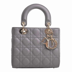 Christian Dior MY ABC DIOR My Lady cannage leather handbag M0538OCAL gray