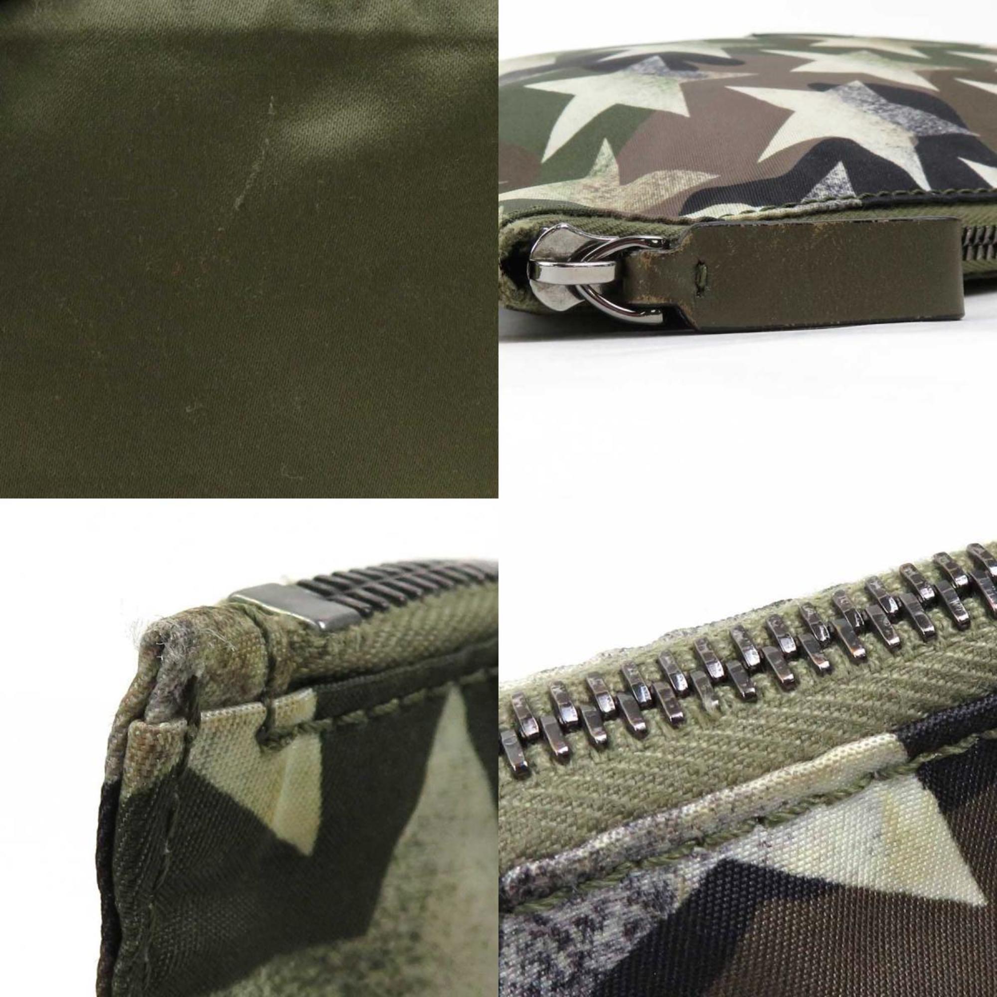 Valentino Garavani clutch bag nylon camouflage unisex