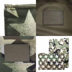 Valentino Garavani clutch bag nylon camouflage unisex