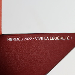 HERMES Hermes Windmill petit H Petit Other miscellaneous goods Vo Epsom Wood Coral Bordeaux Pinwheel 2022