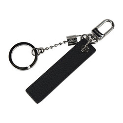 LOUIS VUITTON Louis Vuitton Portocre Tab Keychain MP2211 Taurillon Leather Black Yellow Silver Metal Fittings Key Ring