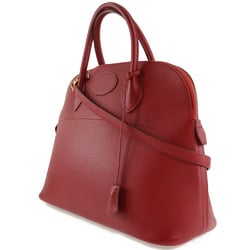 HERMES Hermes Bolide 37 Cushbel Red 〇Y Women's Handbag