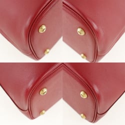 HERMES Hermes Bolide 37 Cushbel Red 〇Y Women's Handbag