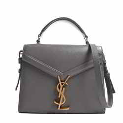 SAINT LAURENT Saint Laurent leather handbag 623930 gray