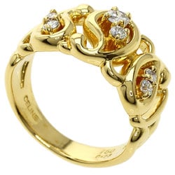 Celine Diamond Ring K18 Yellow Gold Ladies CELINE