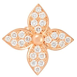 Louis Vuitton LOUIS VUITTON Pus Star Blossom Single Earring Diamond K18PG Q96944