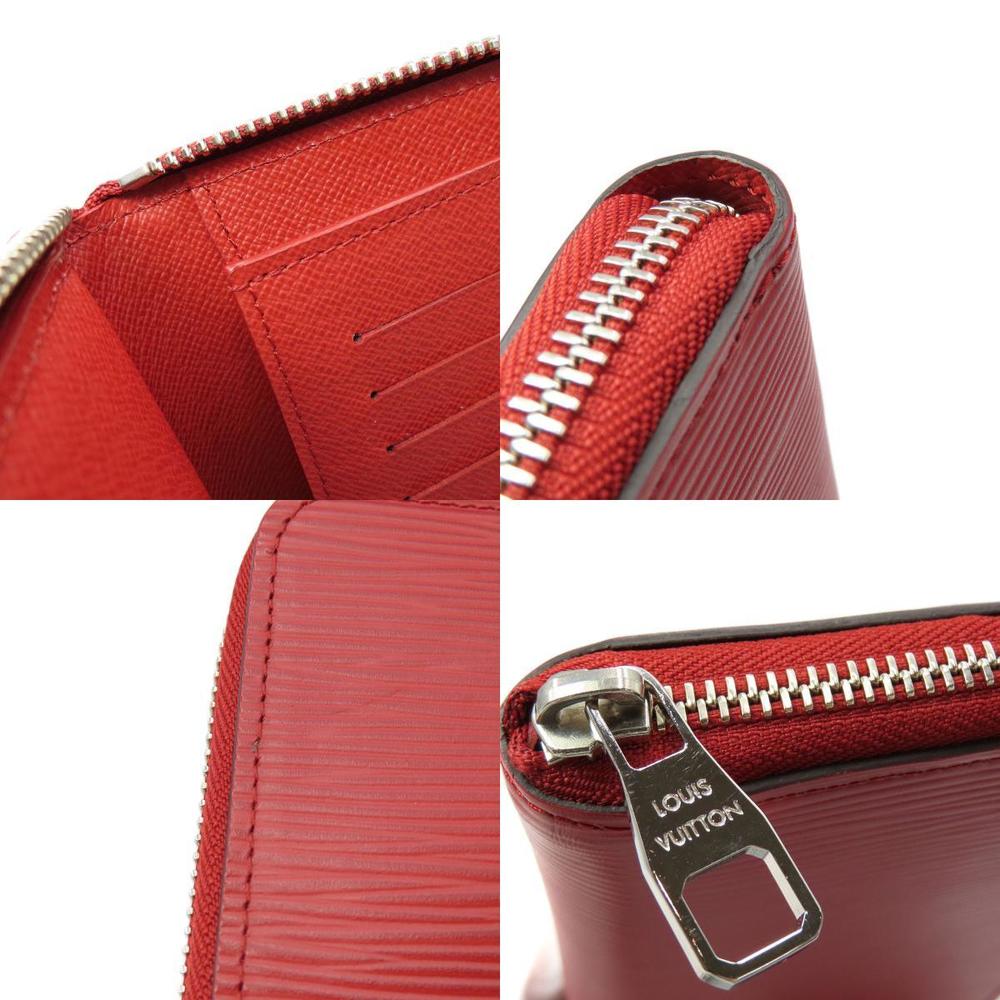 Louis Vuitton Zippy Wallet Rouge Epi Red Leather