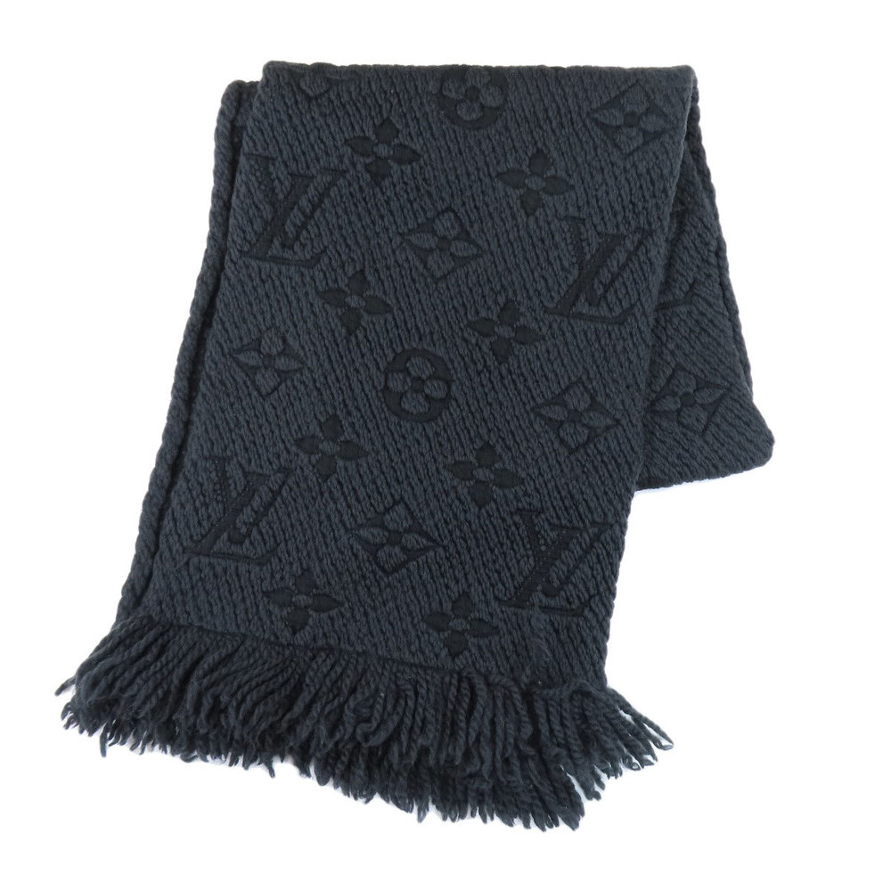 Louis Vuitton 413287 Escharpe Mania Monogram Muffler Wool Silk Women's LOUIS  VUITTON
