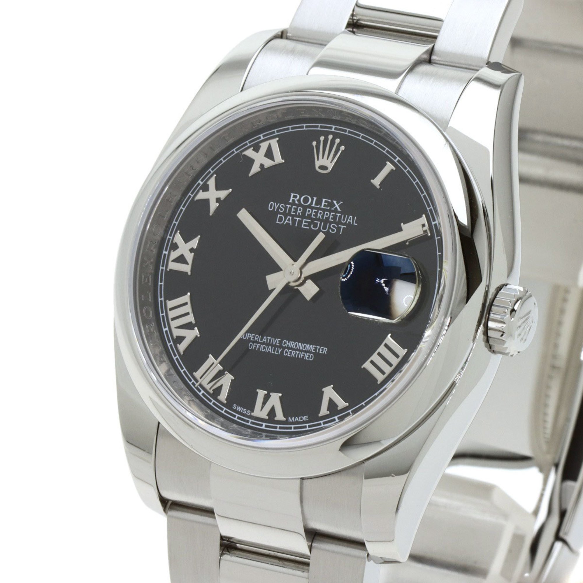 Rolex 116200 Datejust Watch Stainless Steel SS Men's ROLE