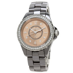 Chanel H2563 J12 chronomatic 33mm diamond watch titanium ceramic ladies CHANEL