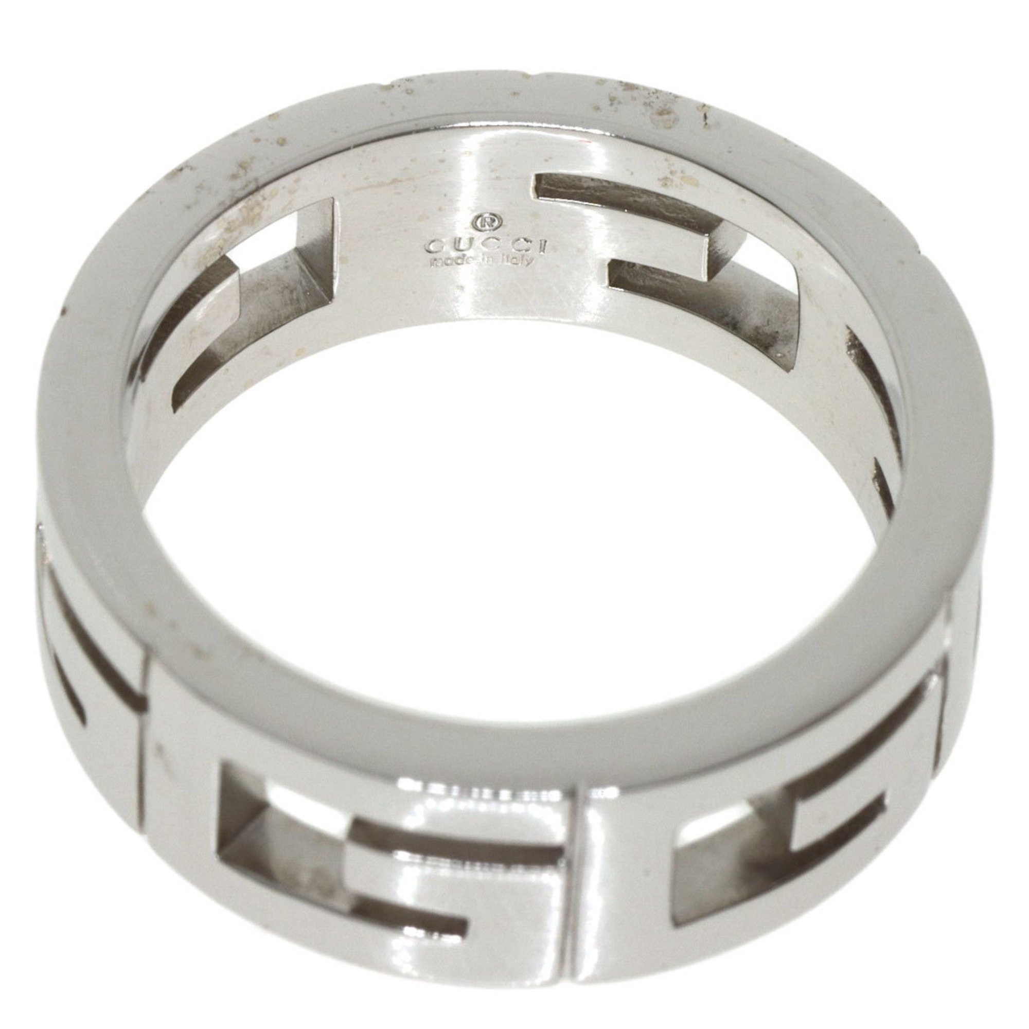 Gucci G Ring K18 White Gold Ladies GUCCI