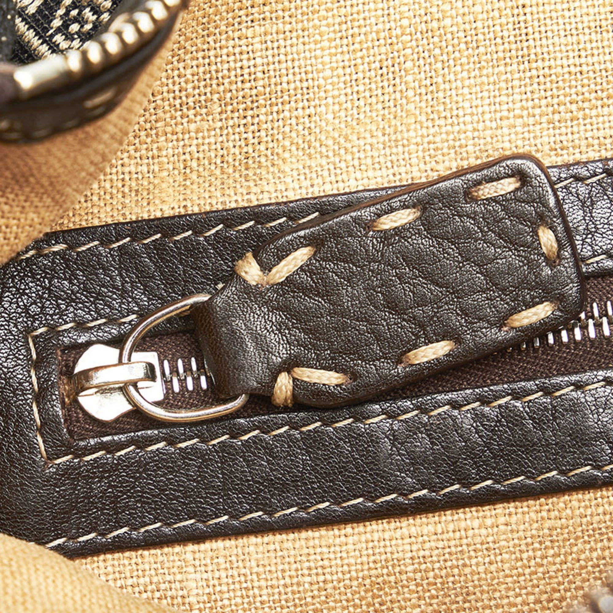 Fendi Selleria shoulder bag 8BT092 brown leather ladies FENDI