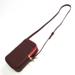 Paul Smith Double Zip Shoulder Bag APW250 Women,Men Leather Shoulder Bag  Bordeaux | eLADY Globazone