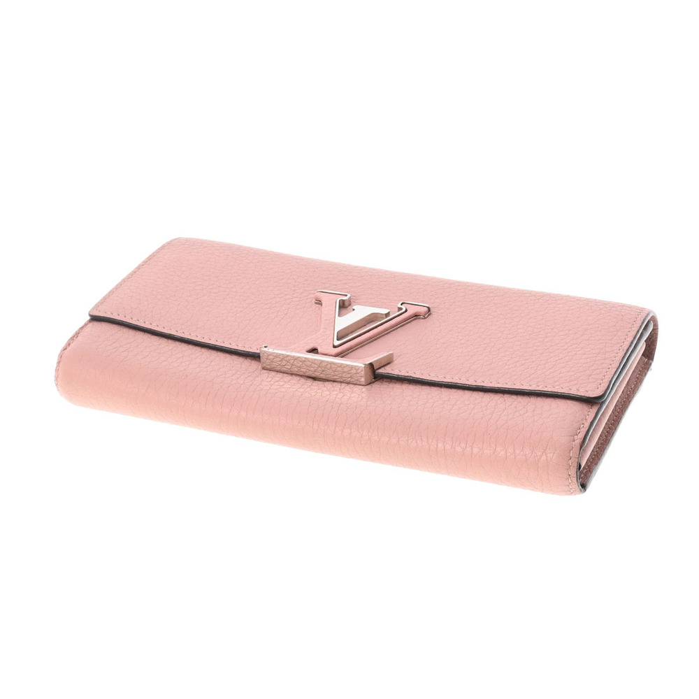 Louis Vuitton - Pink Taurillon Leather Capucines Wallet