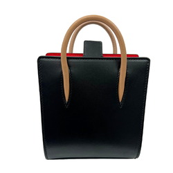 Christian Louboutin Paloma Nano Mini Tote Bag Black 1165177 Shoulder Studs Women's