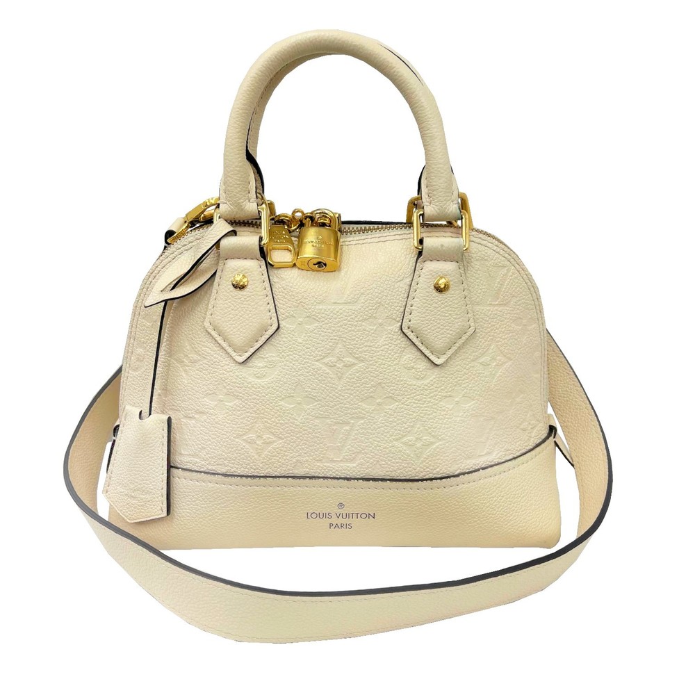 Neo Alma BB Monogram Empreinte Leather in White - Handbags M44858