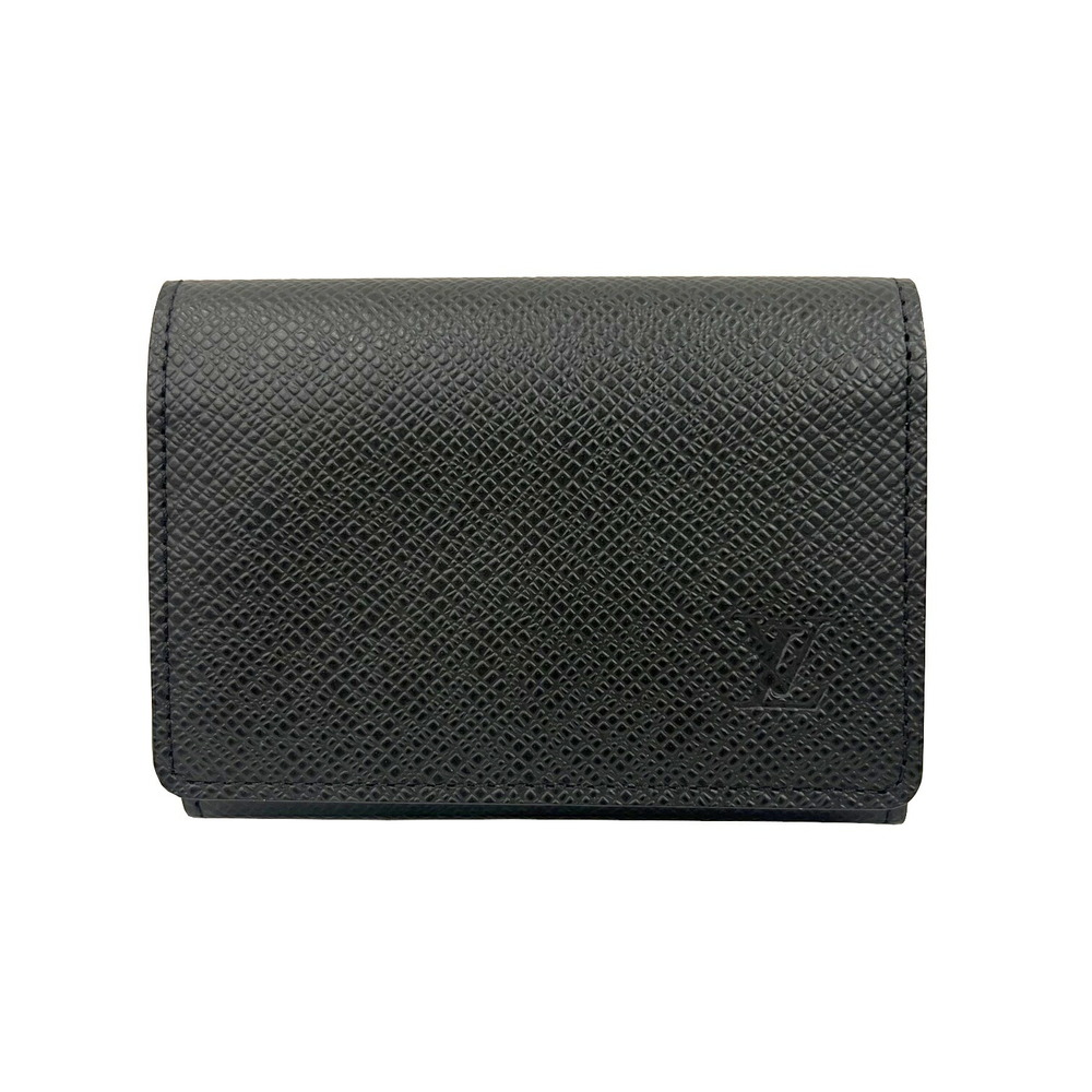 LOUIS VUITTON Louis Vuitton Envelop Cult de Visit Card Case Business Holder  M30922 CT5102 Taiga Leather Ardoise Men's Women's