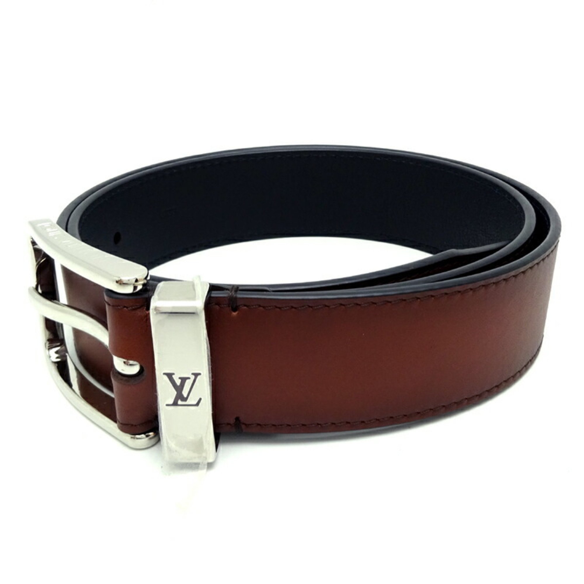 Louis Vuitton Saint-Tour Pont Neuf 35MM Women's Belt M0092 Calf Brown