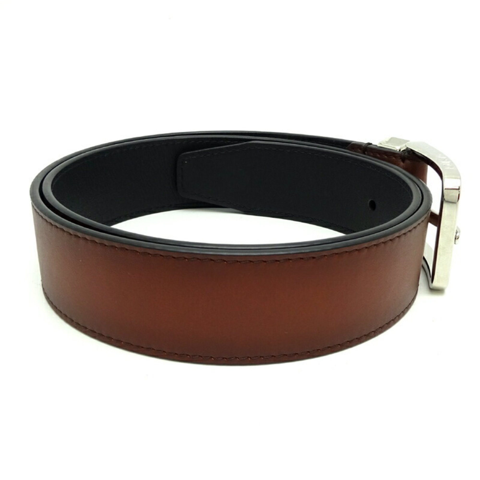 Louis Vuitton Saint-Tour Pont Neuf 35MM Women's Belt M0092 Calf Brown