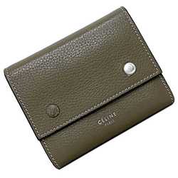 Celine Wallet Small Folded Multifunction Beige 104903AFE 09SO Leather CELINE Ladies