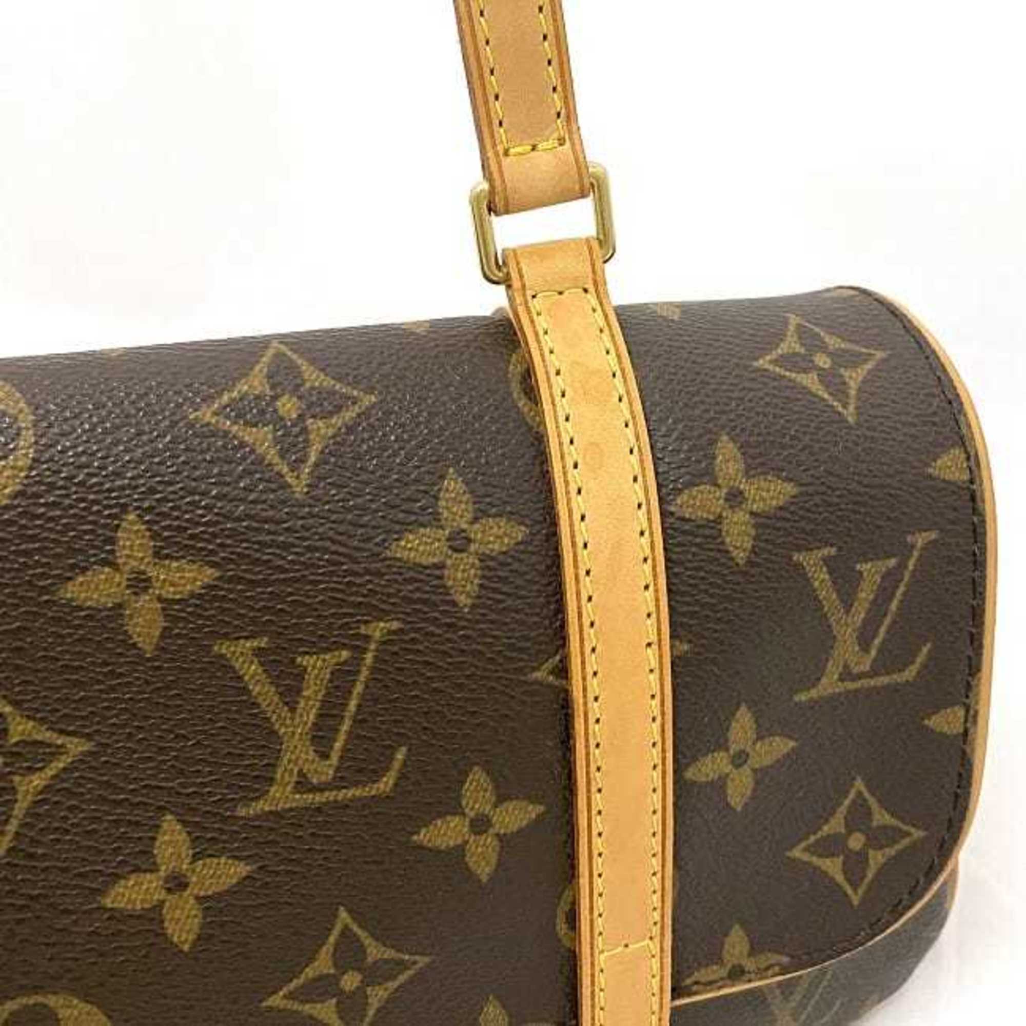 Louis Vuitton Handbag Marel Brown Beige Monogram M51157 Canvas Nume VI1004 LOUIS VUITTON Flap Belt One Shoulder Bag LV