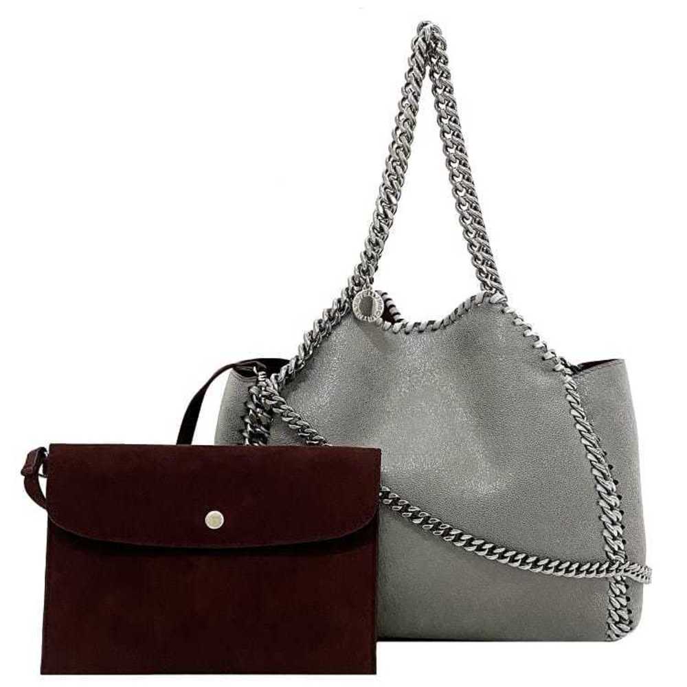 Stella McCartney 2way Bag Gray Silver Falabella 529282 Polyester