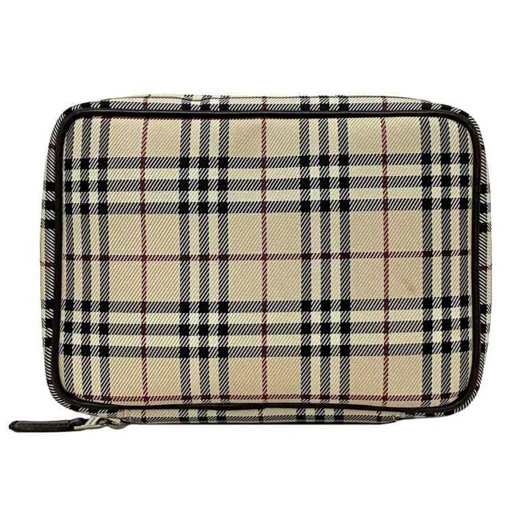 Burberry: Beige Vintage Check Coin Pouch