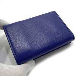Balenciaga tri-fold wallet paper blue 391446 DLQ0N 4130 leather BALENCIAGA size men's women's