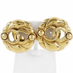 Chanel Cocomark Vintage Gold Plated 23 Ladies Earrings