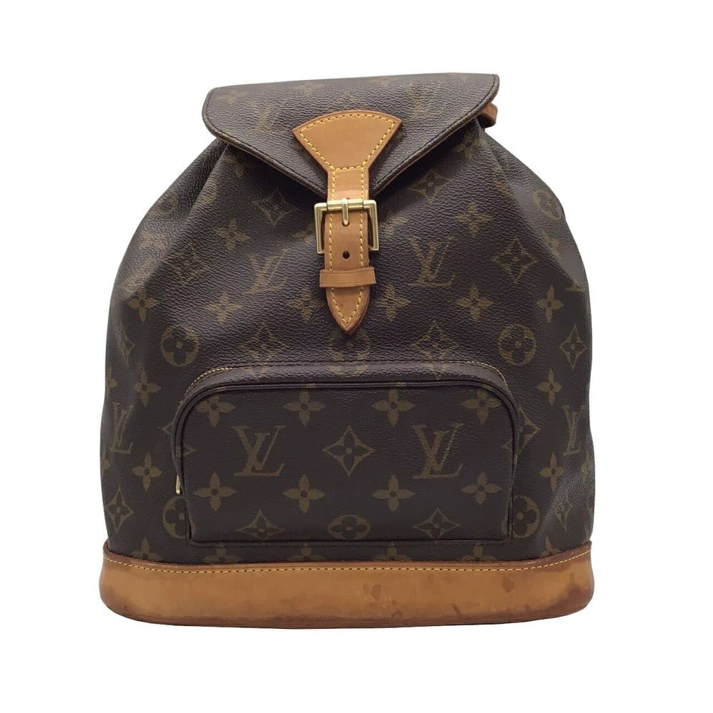 Louis Vuitton Monogram Montsuri MM Rucksack Backpack M51136 Brown