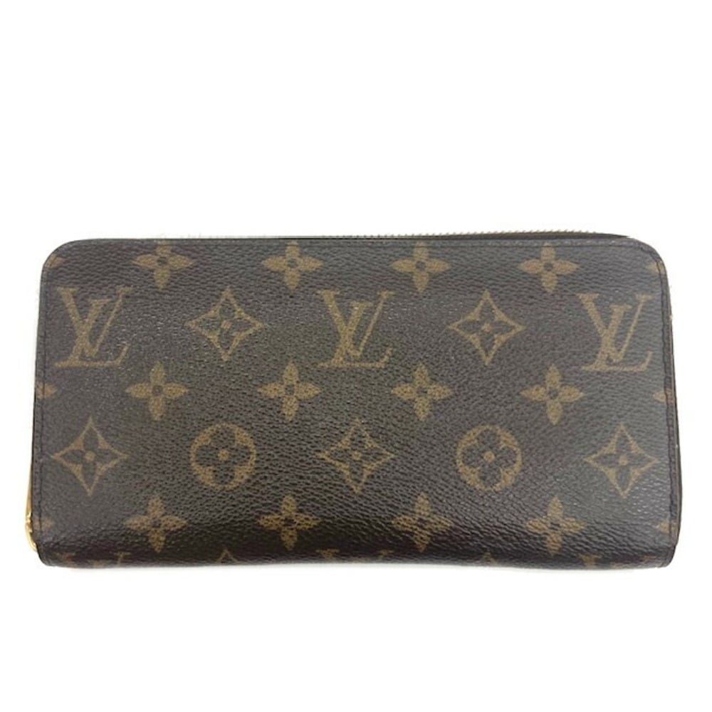 LOUIS VUITTON Louis Vuitton Monogram Zippy Wallet Round Zipper Long M60017  Men's Women's