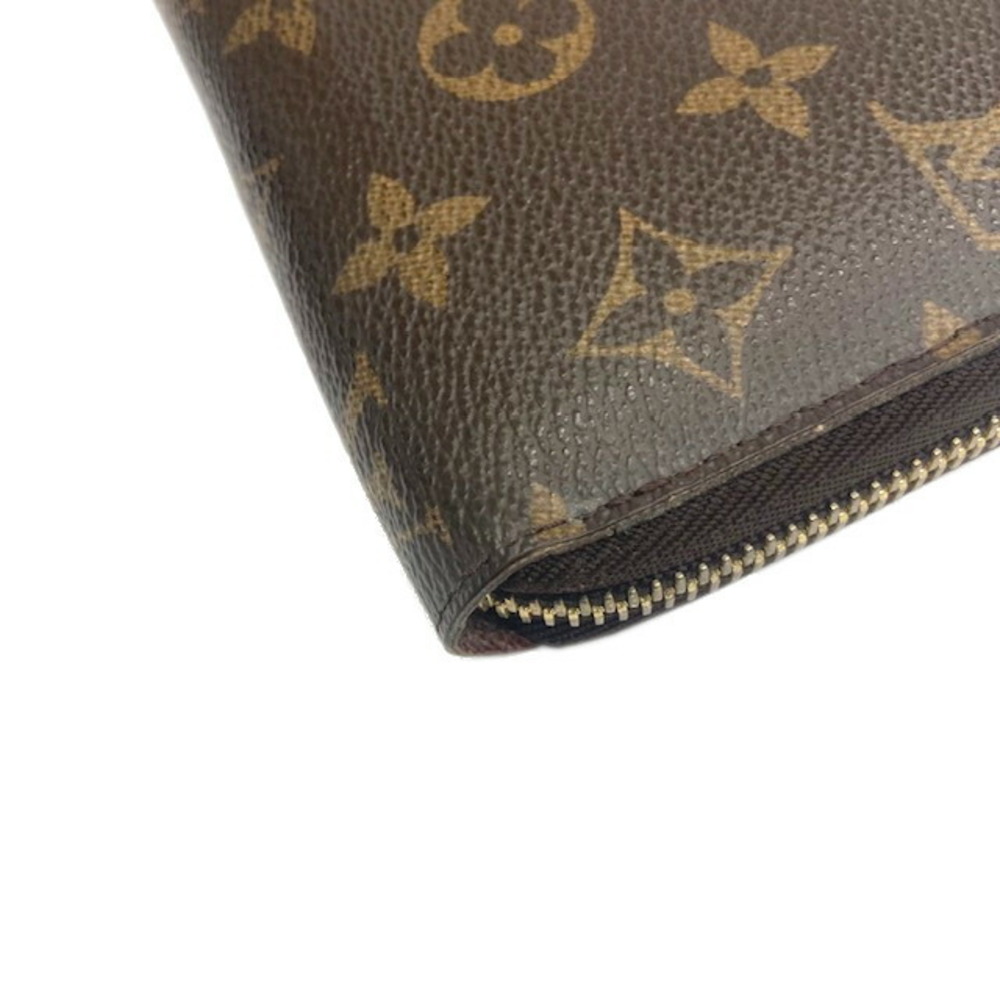 LOUIS VUITTON Louis Vuitton Monogram Zippy Wallet Round Zipper