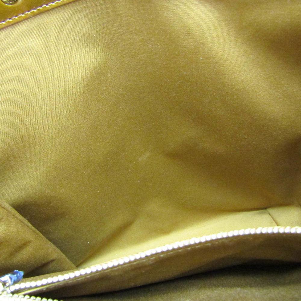 Louis Vuitton Monogram Vernis Reade MM M91143 Women's Handbag Bronze
