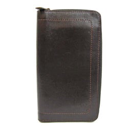 Louis Vuitton Utah Zippy Organizer M97025 Men's Utah Leather Long Wallet (bi-fold) Coffee